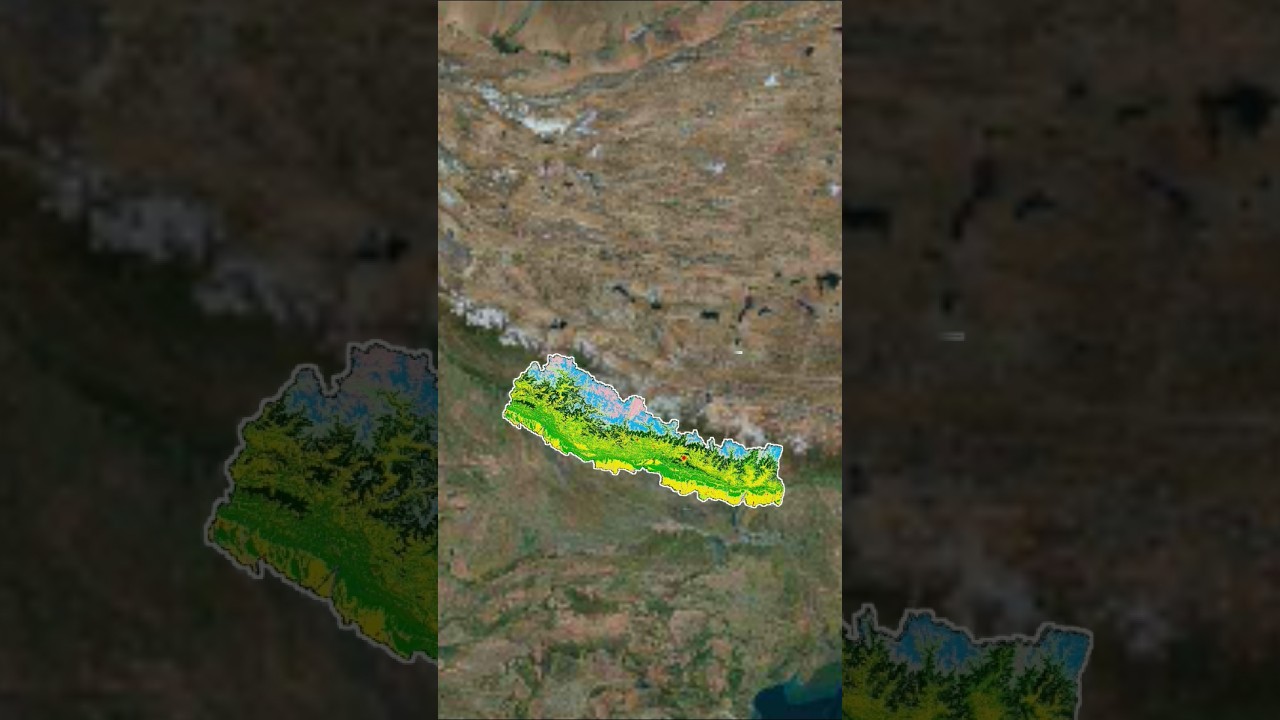 Nepal Through Map Animation || Nepal Gen Z protest || Nepal's Geographical Location ||