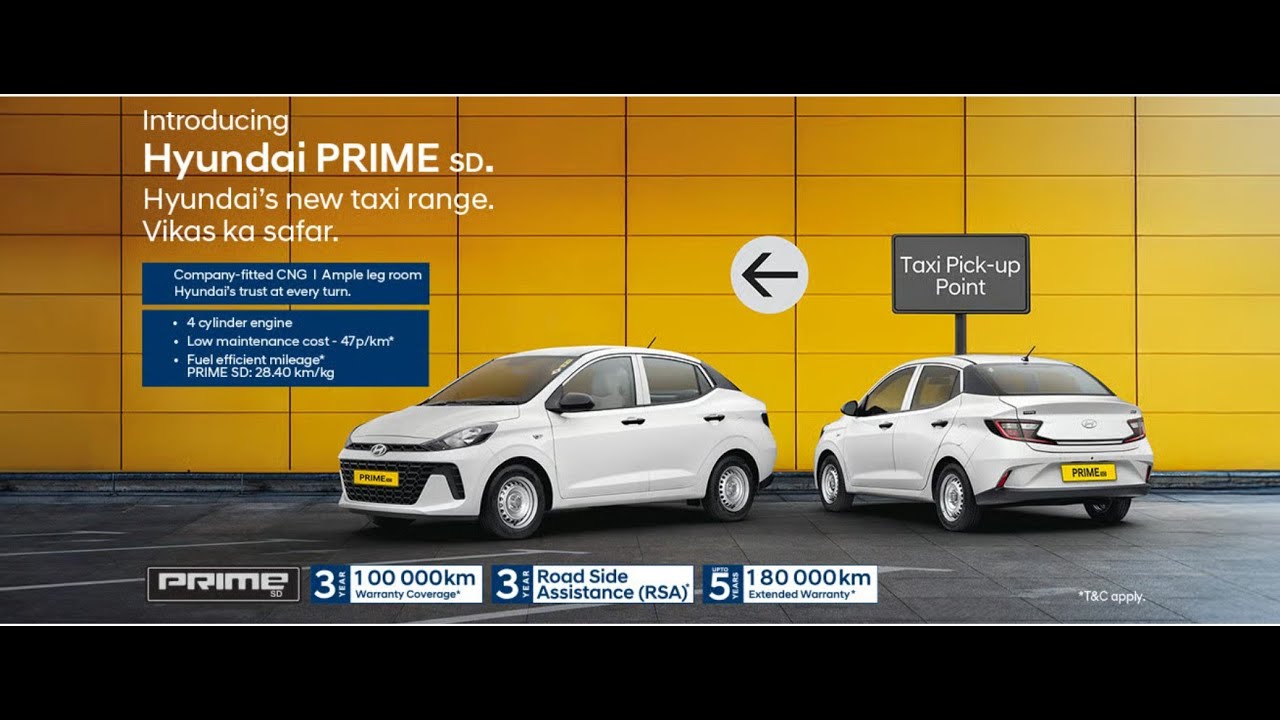 Live Launching of Hyundai PRIME Taxi Range