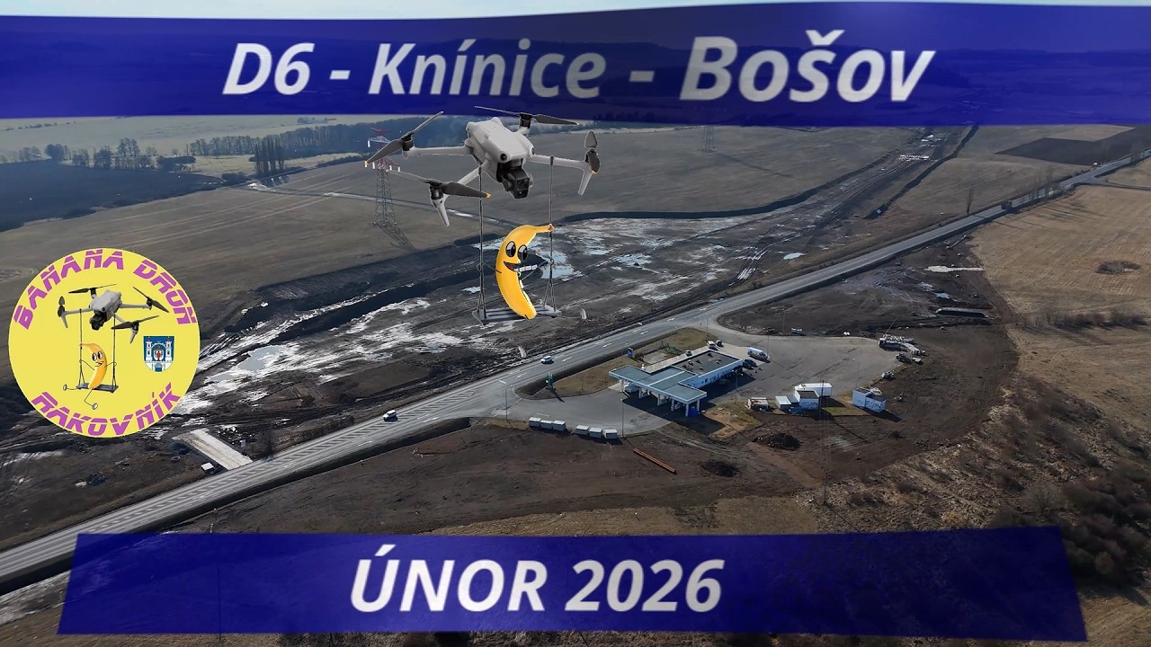D6 - Knínice - Bošov únor 2026