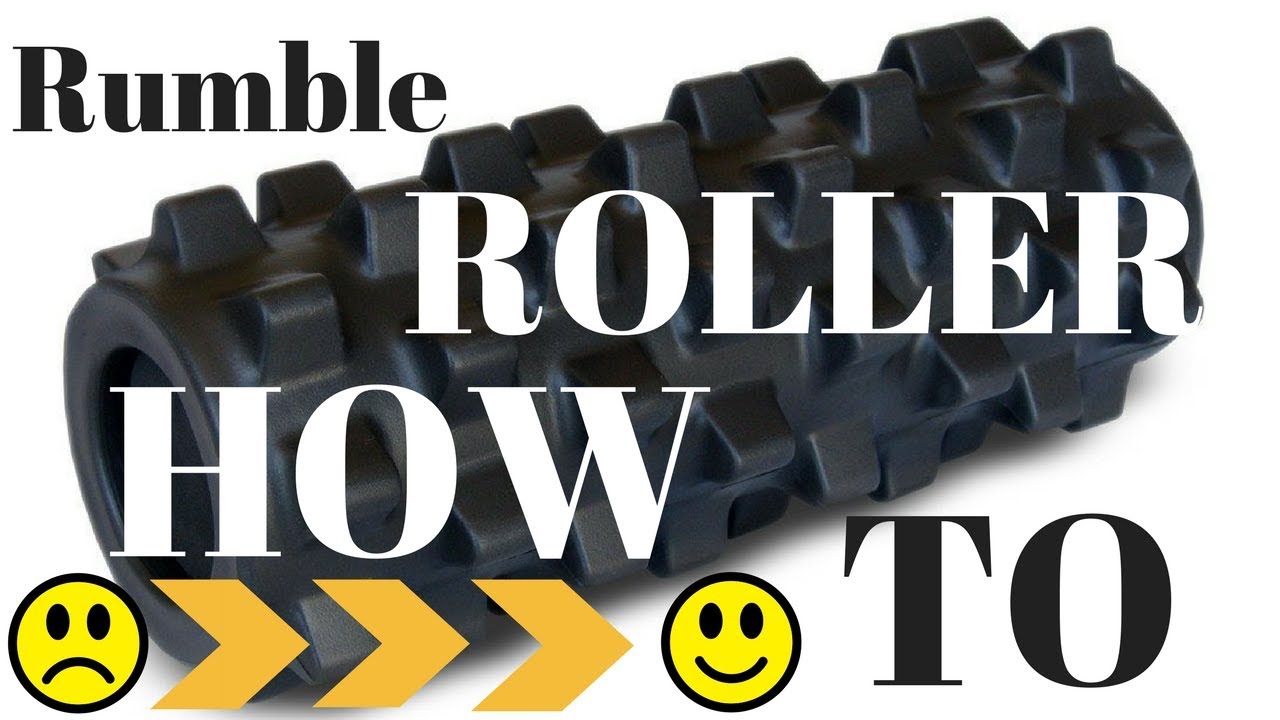 How to Use a Rumble Roller on Upper Back