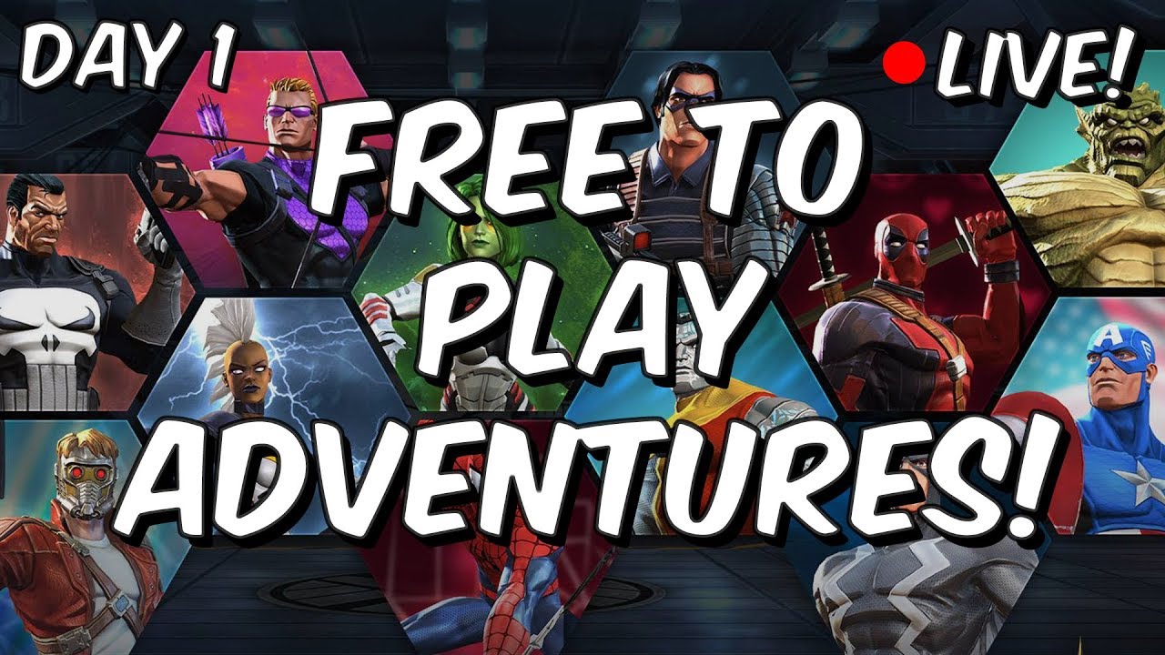 Free To Play Adventures - Day 1: The Account Begins - Marvel Contest Of Champions