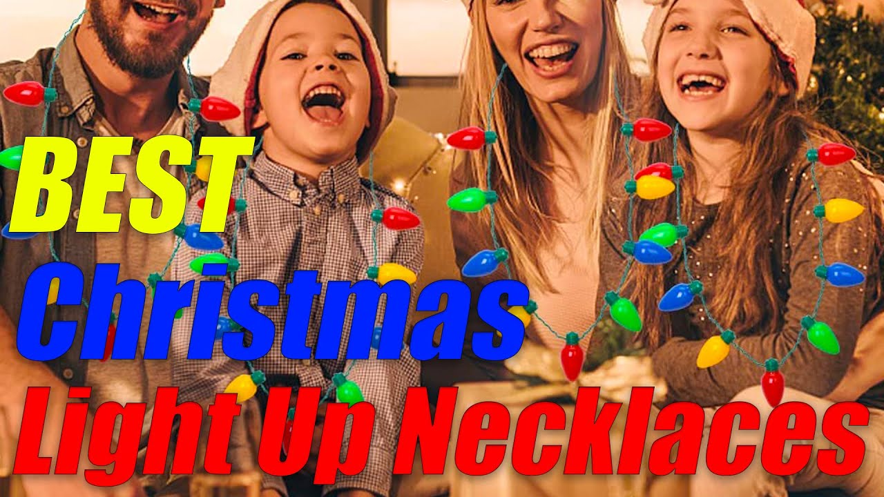 Best Christmas Light Up Necklaces Reviews [TOP 5 PICKS]