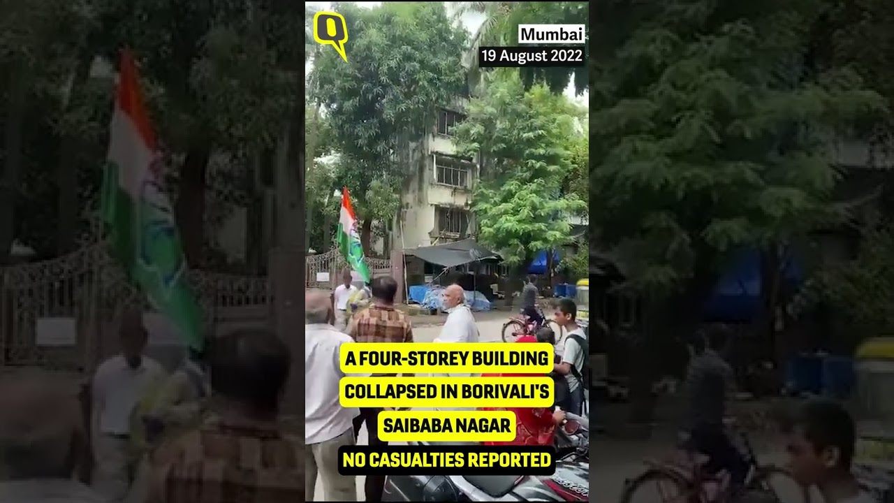 Borivali Building Collapse: Four-Storey Structure Falls in Mumbai's Saibaba Nagar | The Quint