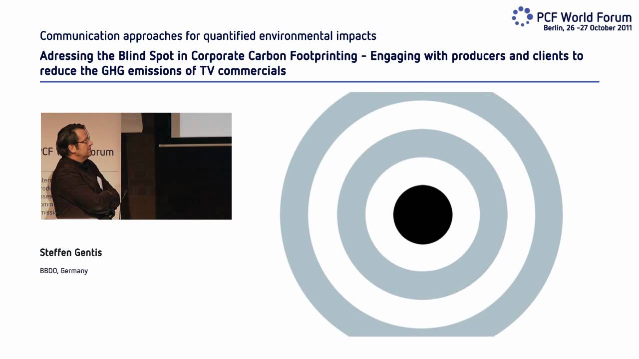STEFFEN GENTIS (BBDO) - CARBON FILM QUOTE: REDUCING GHG EMISSIONS OF TV COMMERCIALS