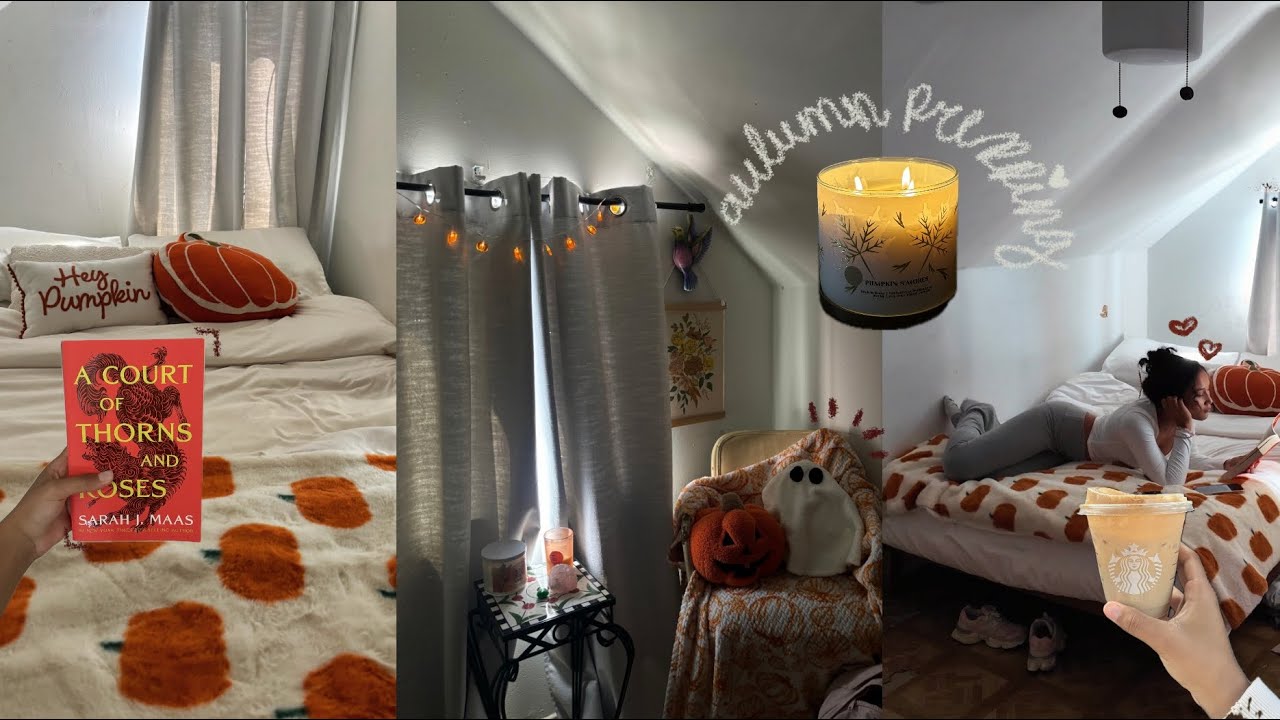 prepping for cozy szn ♡₊˚🍨🍂🧣・₊✧ |decorating for autumn, my vanilla hygiene routine, fall reads, etc.