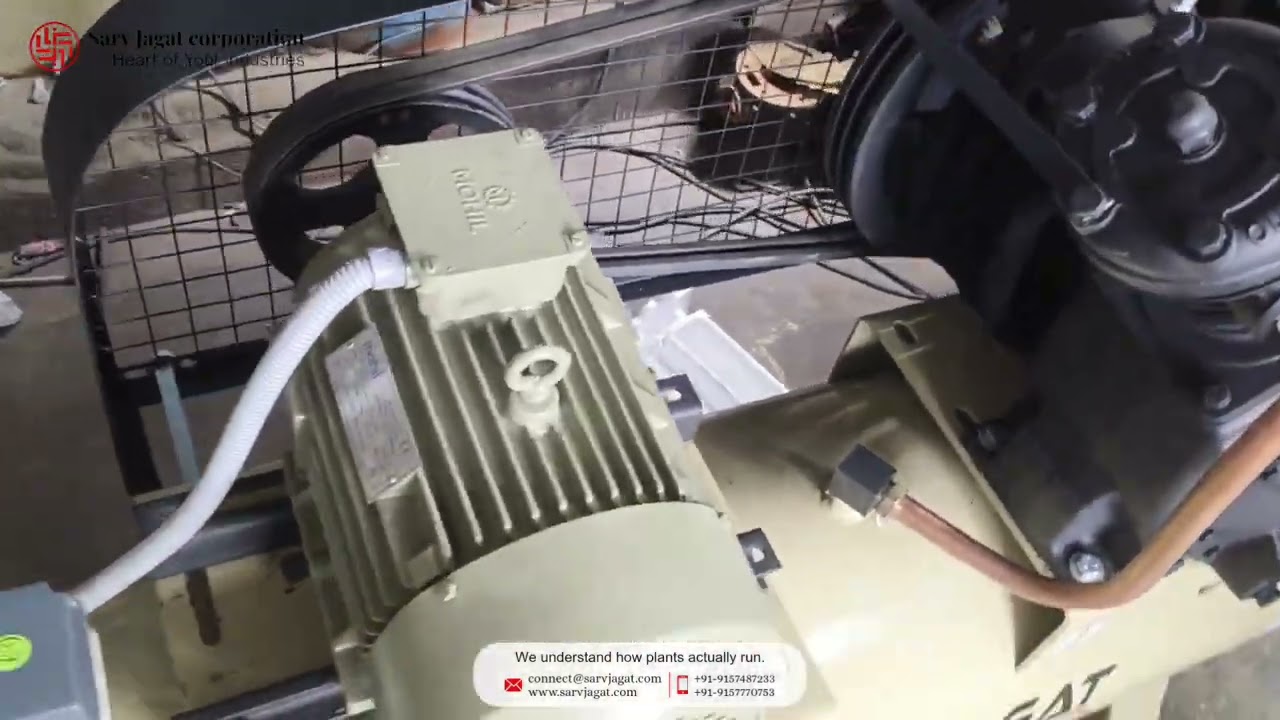 10 HP Two-Stage Reciprocating Air Compressor (Model 71T) | In-Factory Parts & Assembly Standards
