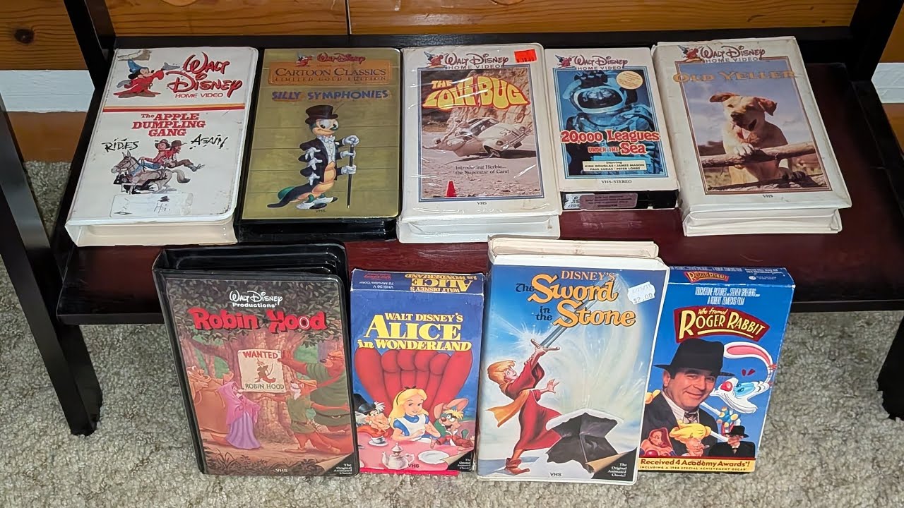 My 1980's Disney VHS Collection