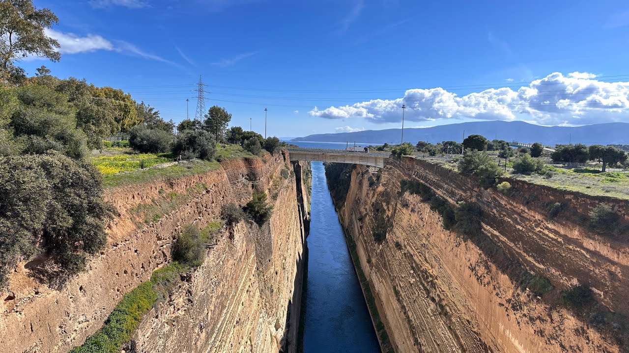 Corinth Canal, Loutraki, Archeological Site of Heraion at Perachora. February 2025
