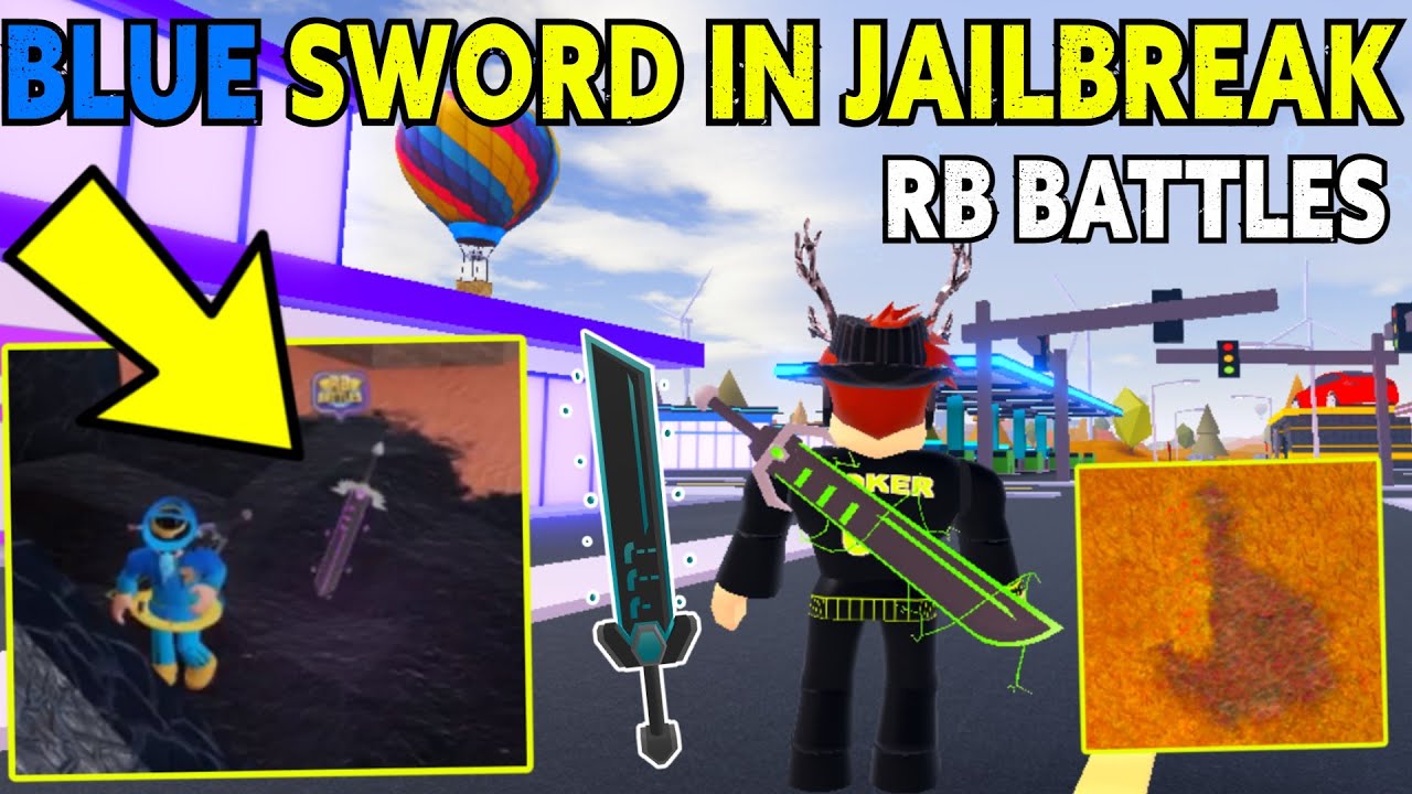 NEXT RB BATTLES SWORD IS IN JAILBREAK (Roblox Jailbreak hidden secrets, blue sword)