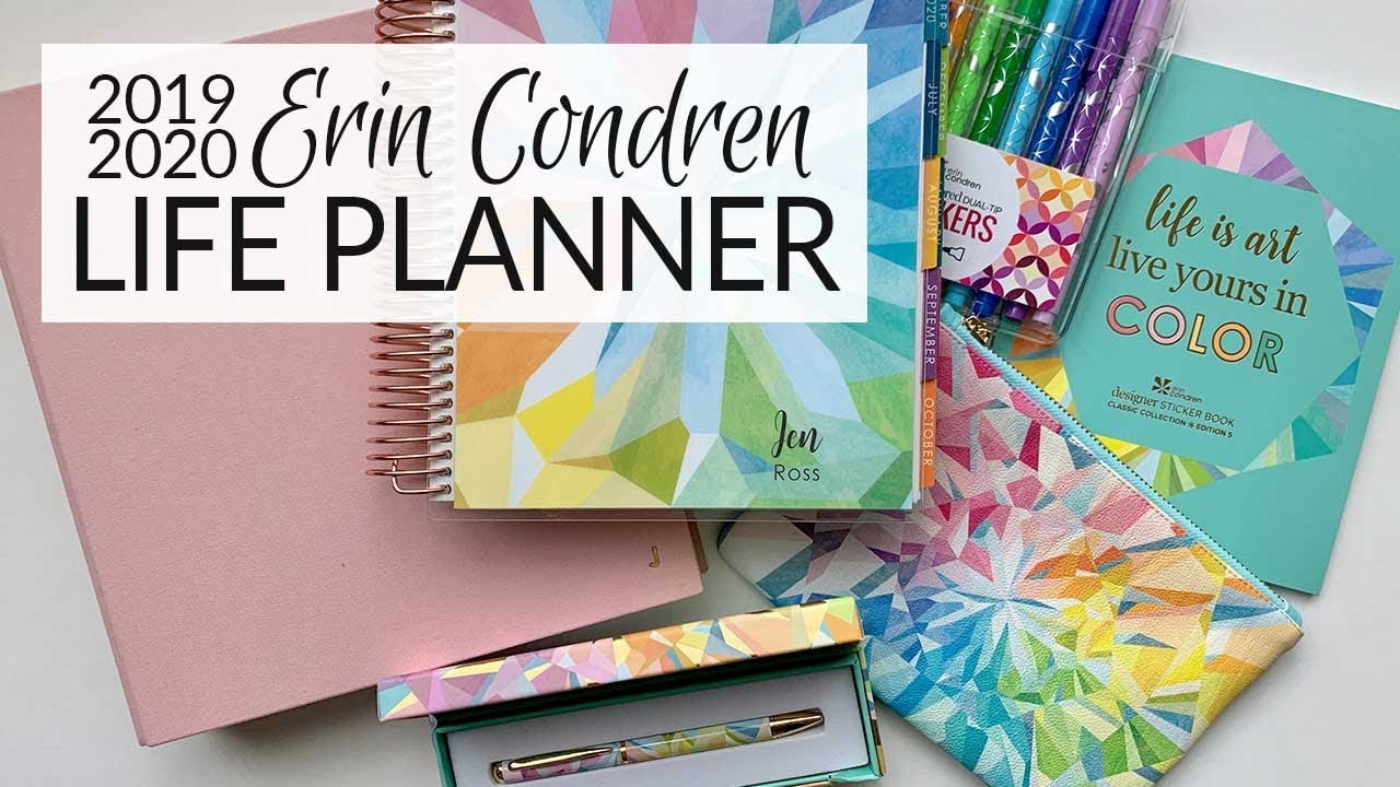 Planner Preview | Erin Condren 2019-2020 Life Planner