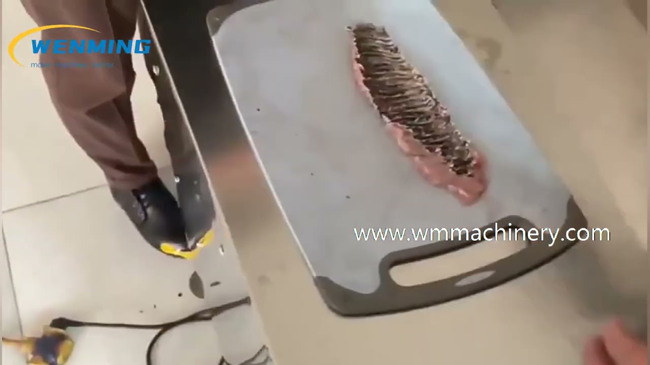 Automatic fish slicer Machine fish slicing machine do 2mm slices