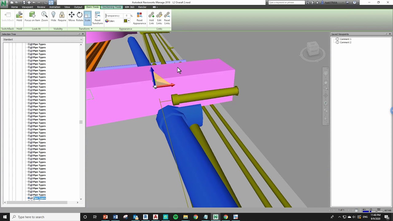 Navisworks Tutorial 6 - Manipulating Objects