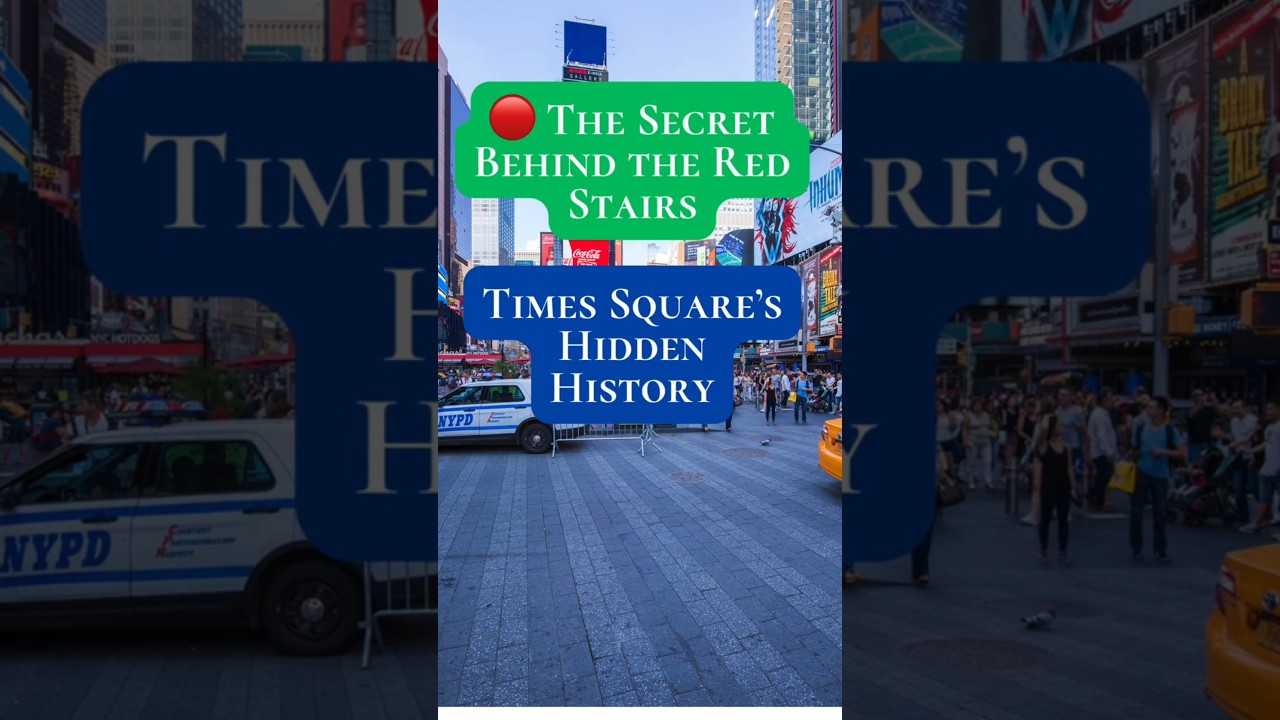 The Secret Behind the Red Stairs Times Square Hidden History 🦸‍♂️