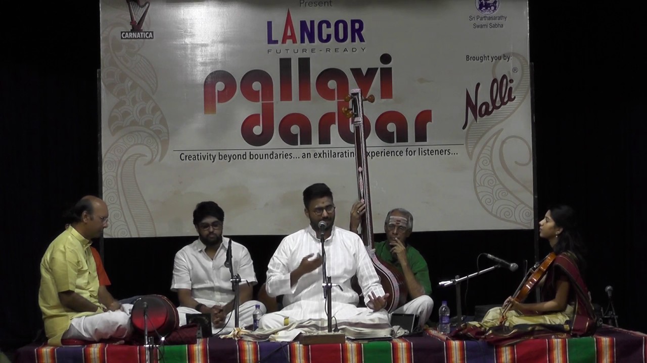 Bharat Sundar l Special Pallavi Concert l  Carnatica & Parthasarathy Swami Sabha l July 2017