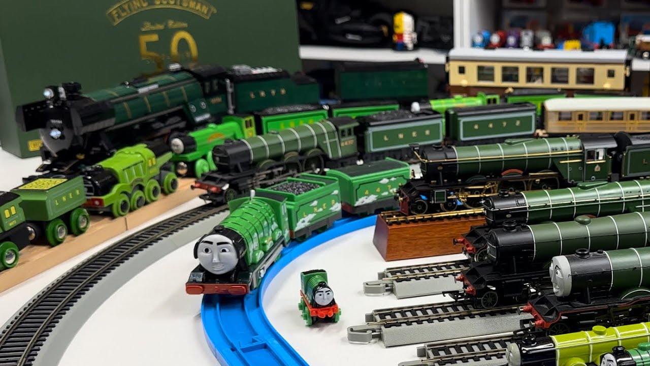 Моя коллекция поездов Flying Scotsman — редкая и ценная