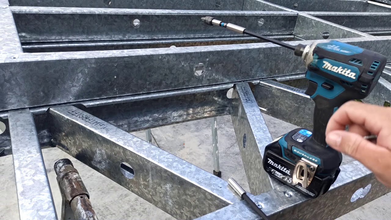 #044 Ele vai mudar o seu dia a dia no steel frame como ❓ unir painéis fácil agora.