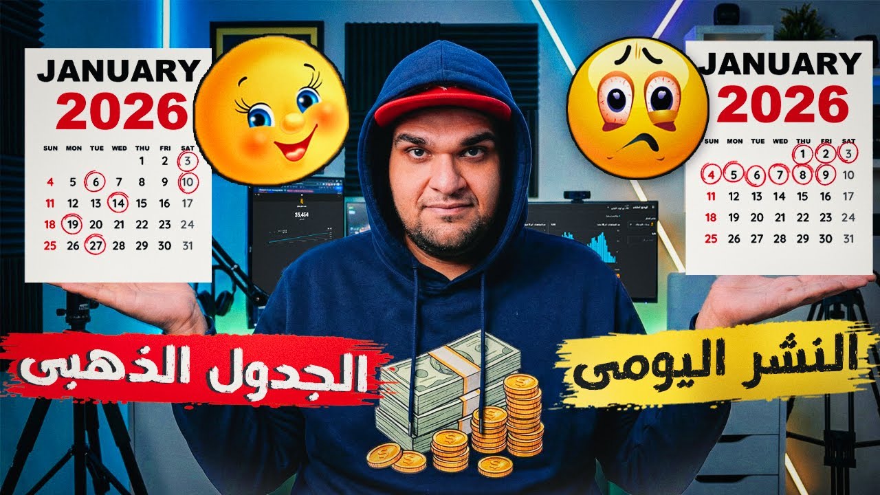 إحذر النشر اليومى مدمر - افضل وقت لنشر الفيديوهات بالجدول السحرى