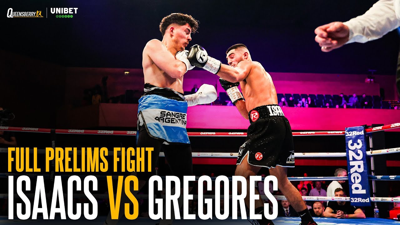 FULL FIGHT | John Isaacs vs Ezequiel Gregores | Isaacs comes back from flash knockdown to grab 2nd W