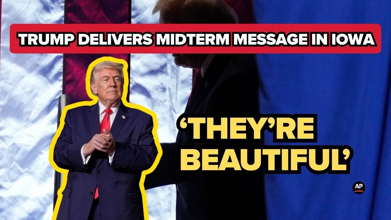 'They’re beautiful,' Trump touts 