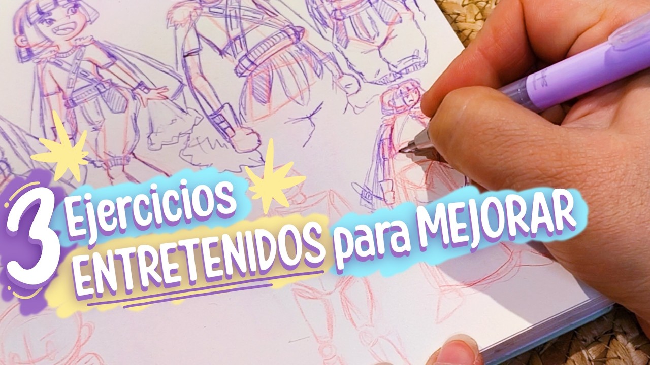 3 ejercicios ENTRETENIDOS para MEJORAR tus DIBUJOS