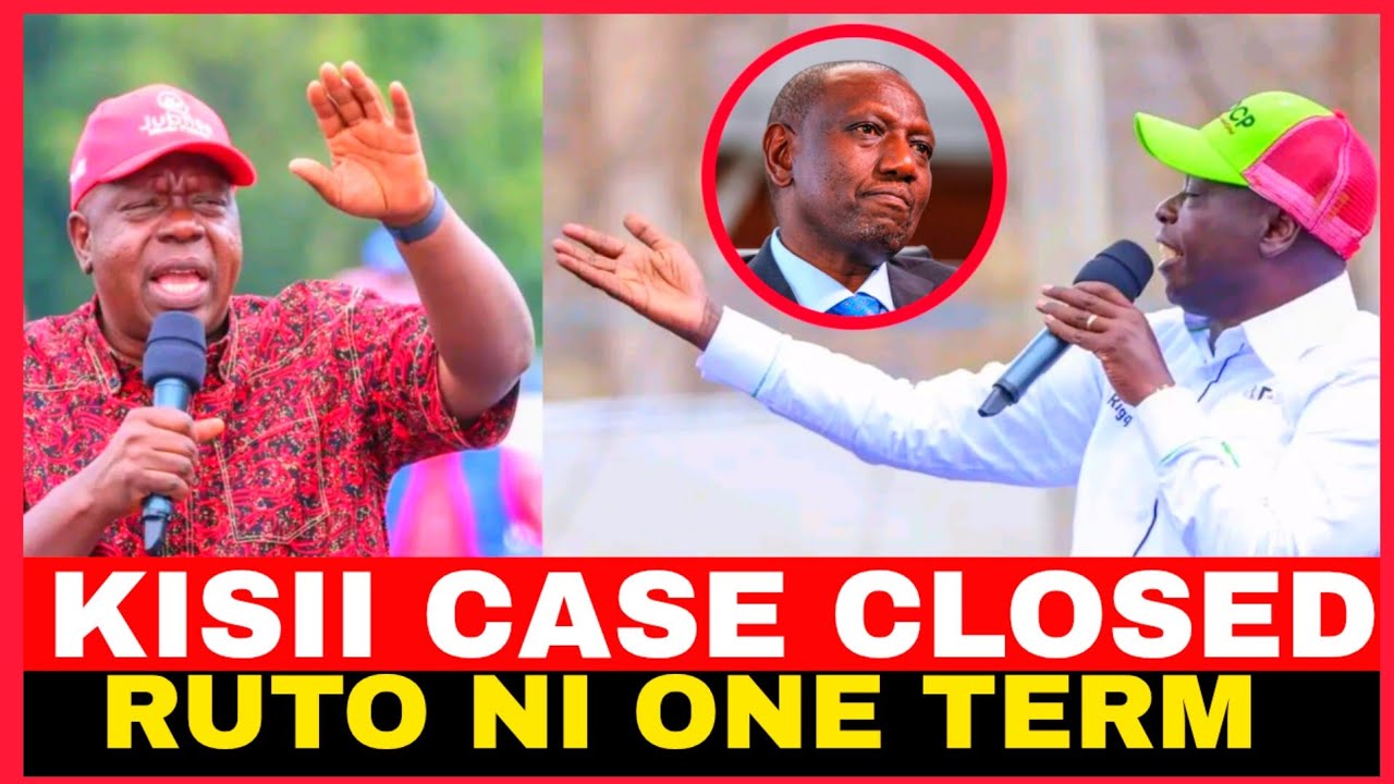 KISII CASE CLOSED RUTO NI ONE!!GACHAGAUA ROARS IN KISII
