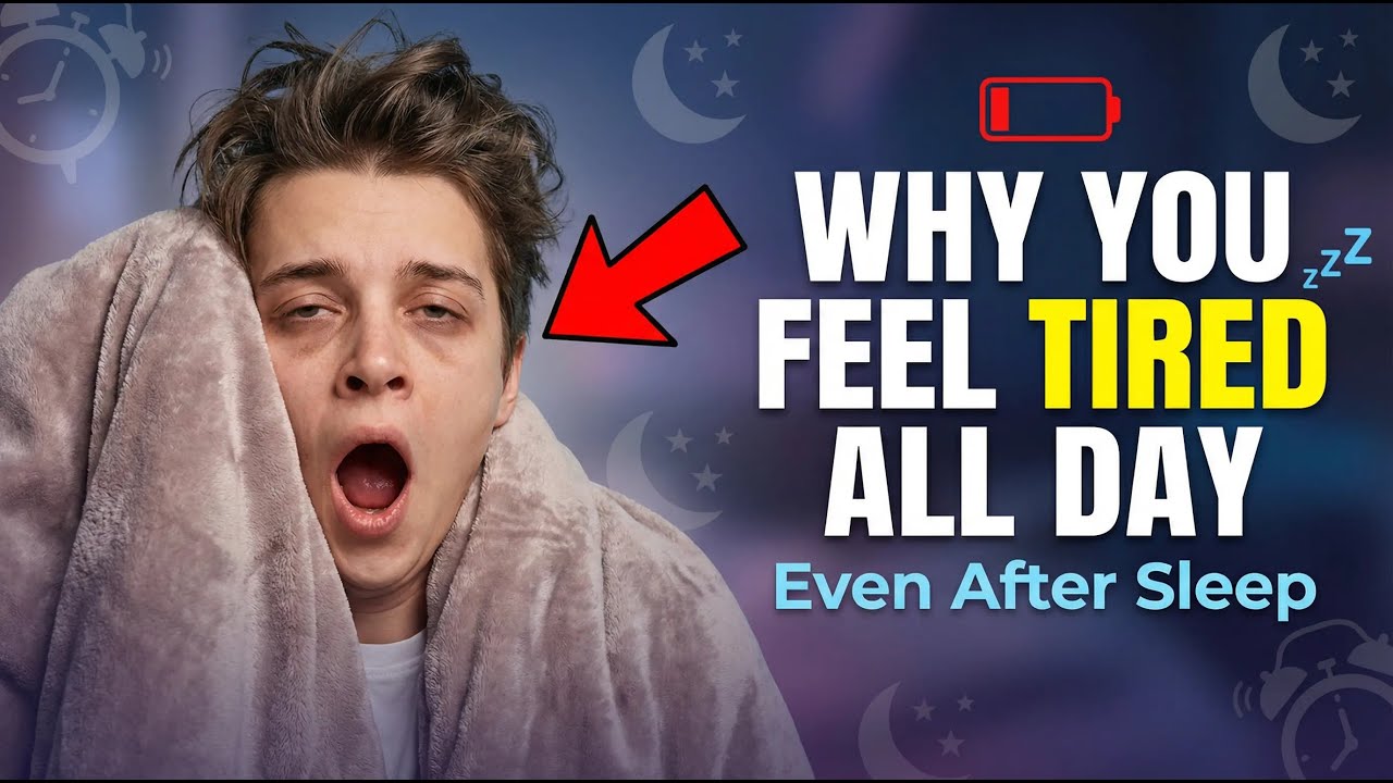 Why You Feel Tired All Day (Even After Sleep) | Explained by Dr Zeeshan