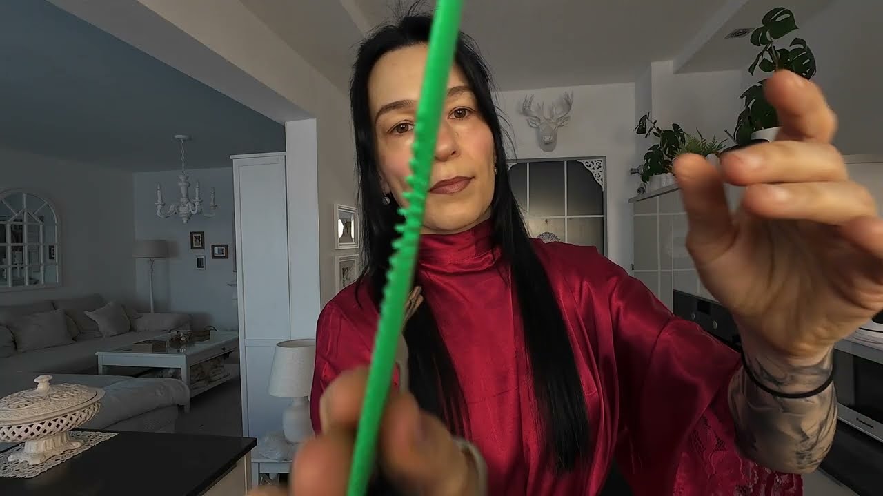 cut comb spray asmr