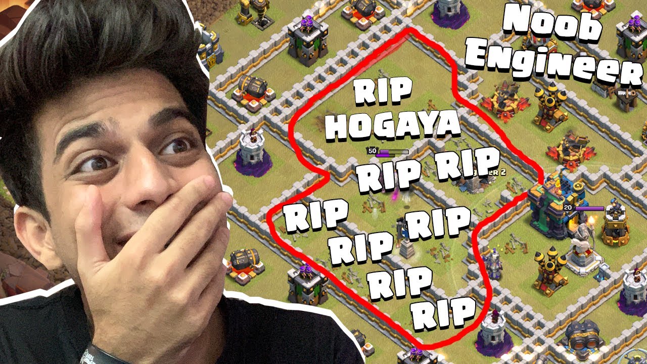 LAST RIDE FOR ENGINEER BASE Clash of Clans - COC