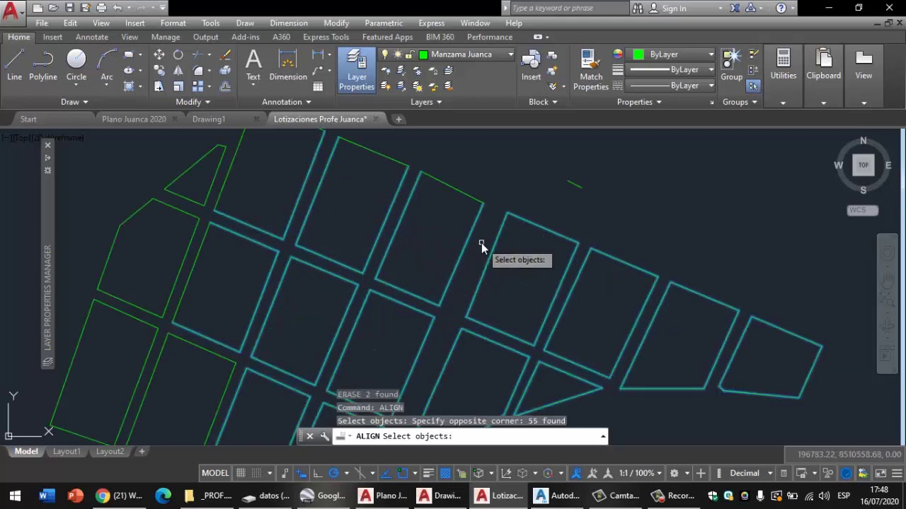 Comando ALIGN  - AutoCAD