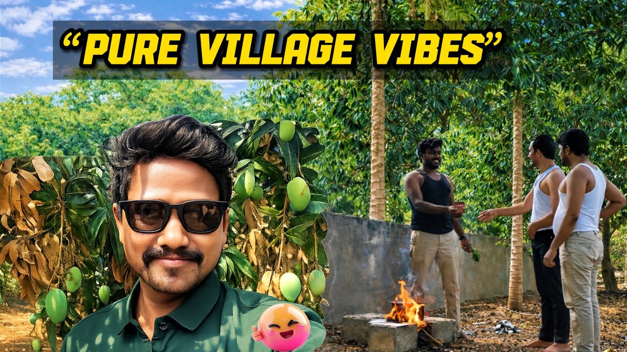   “Pure Village Vibes” 🌸🌳 | Flower & Fruits Thotalo Friends Tho Dhavath | Village Vibes #villagevlog