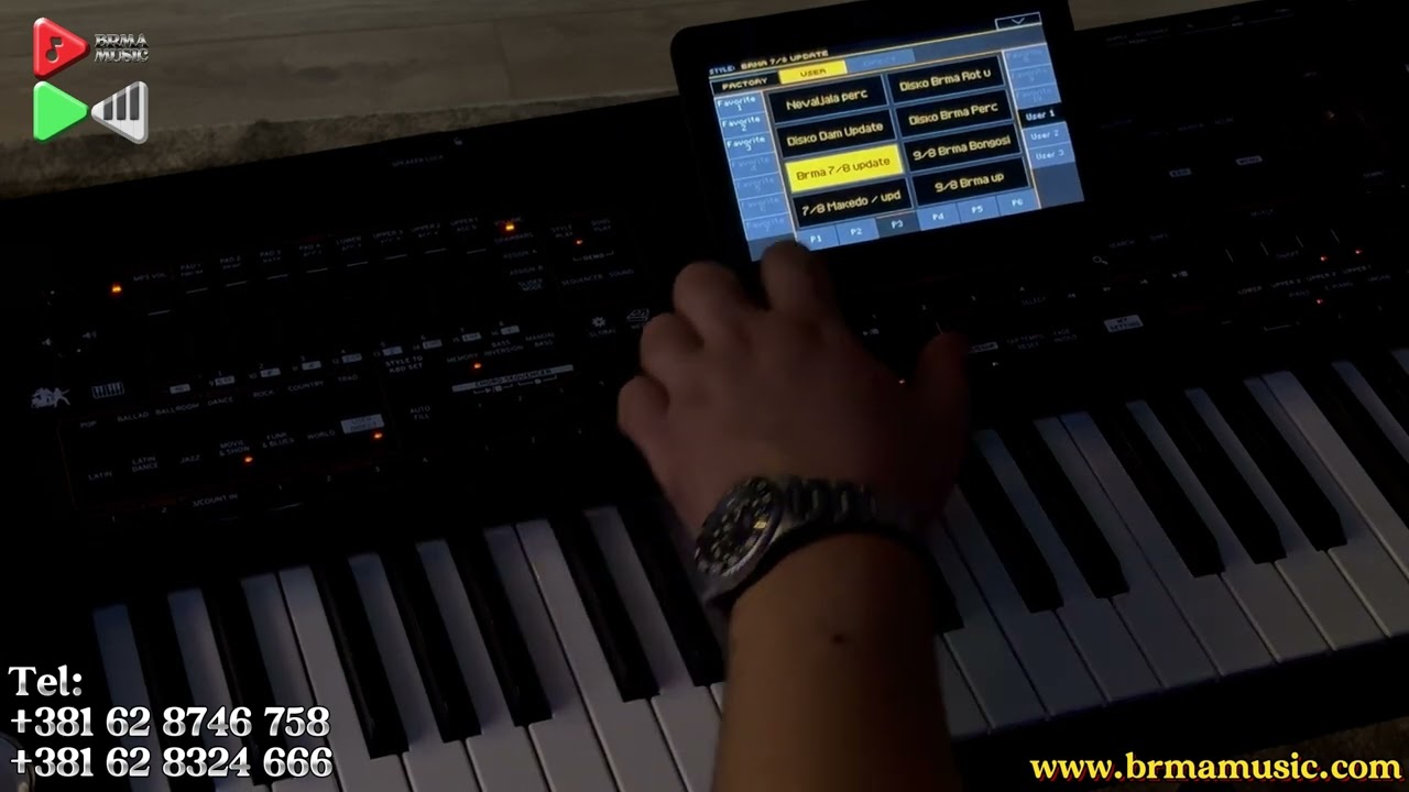 BRMA LIVE 1 TZ KORG PA4X Presentacija Ritmova (2025)
