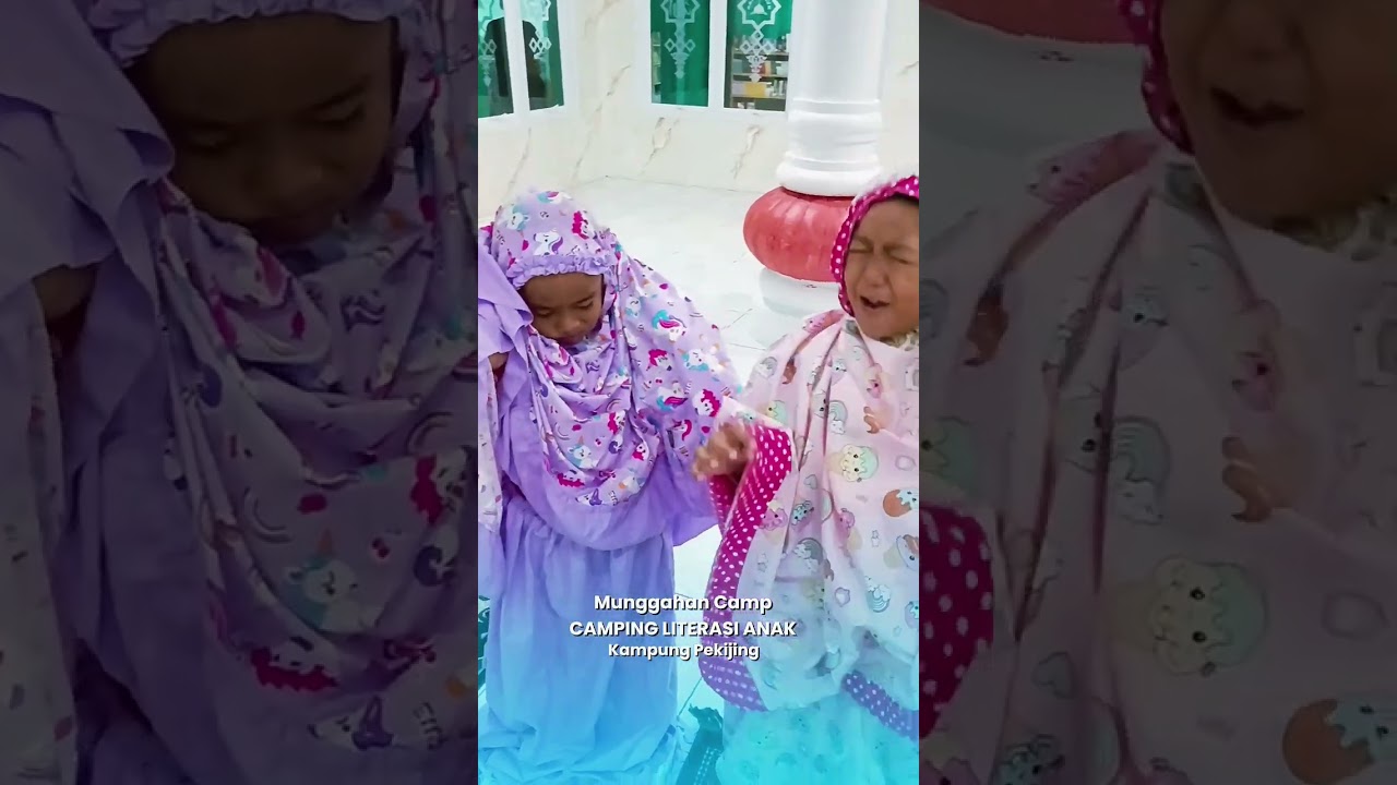 CAMPING LITERASI ANAK di acara Munggahan Camp Kampung Pekijing