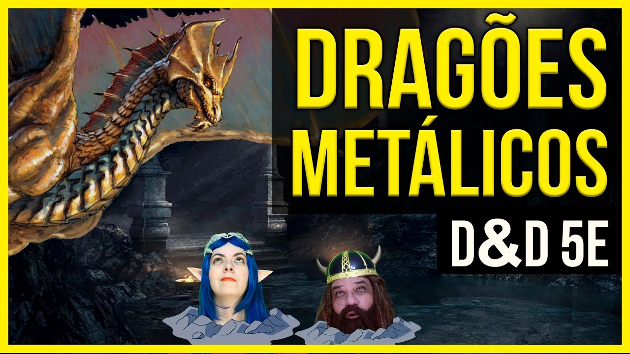 Dragões Metálicos: os 'Bonzinhos' - RPG D&D 5E | Canal Nerd & Nerd