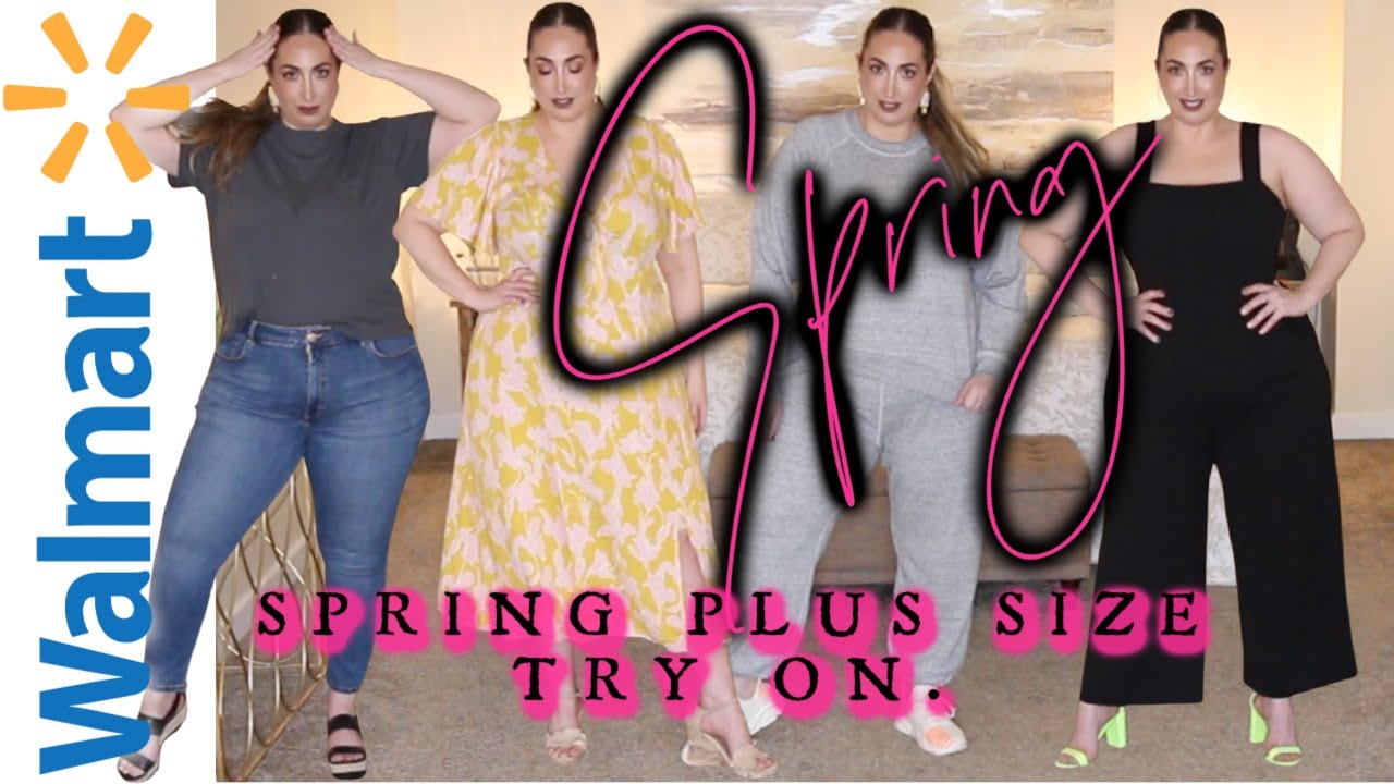 Walmart Spring 2021 Plus Size Try On Haul | Uhapi Beauty