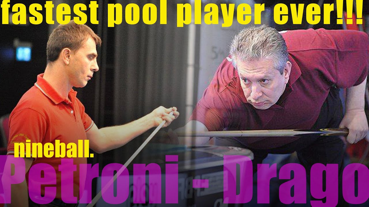 Fastest Pool Player Tony Drago v Fabio Petroni - Italian Champion