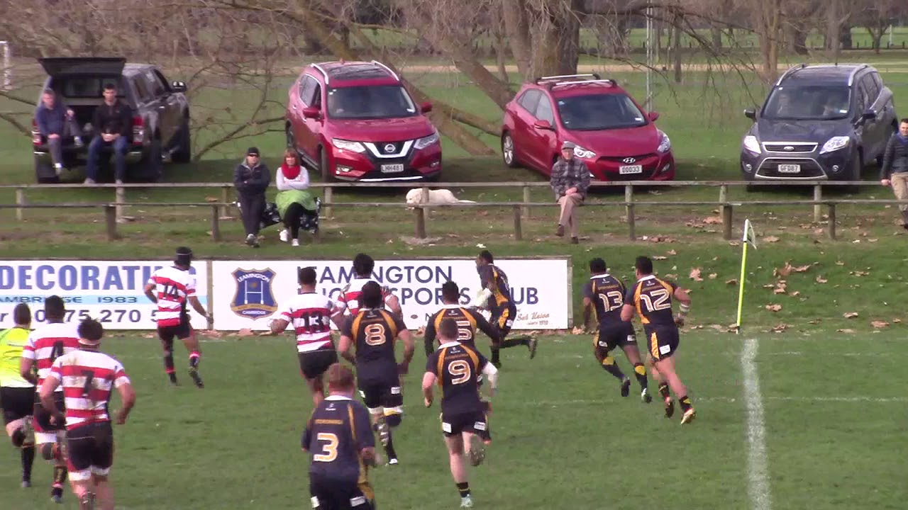 2018 Waikato Club Premier A Week 13: Hautapu Premiers vs Otorohanga Sports
