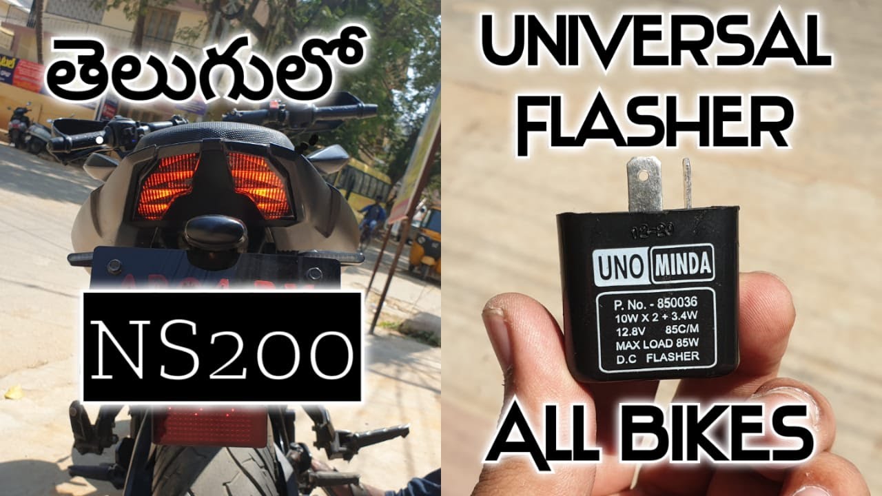 Tail Tidy Flasher Universal For All Bikes #ns200 //NS200 Modifications