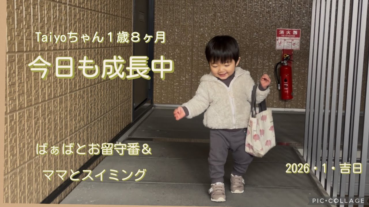 今日も成長中　Taiyo１歳8ヶ月　癒し