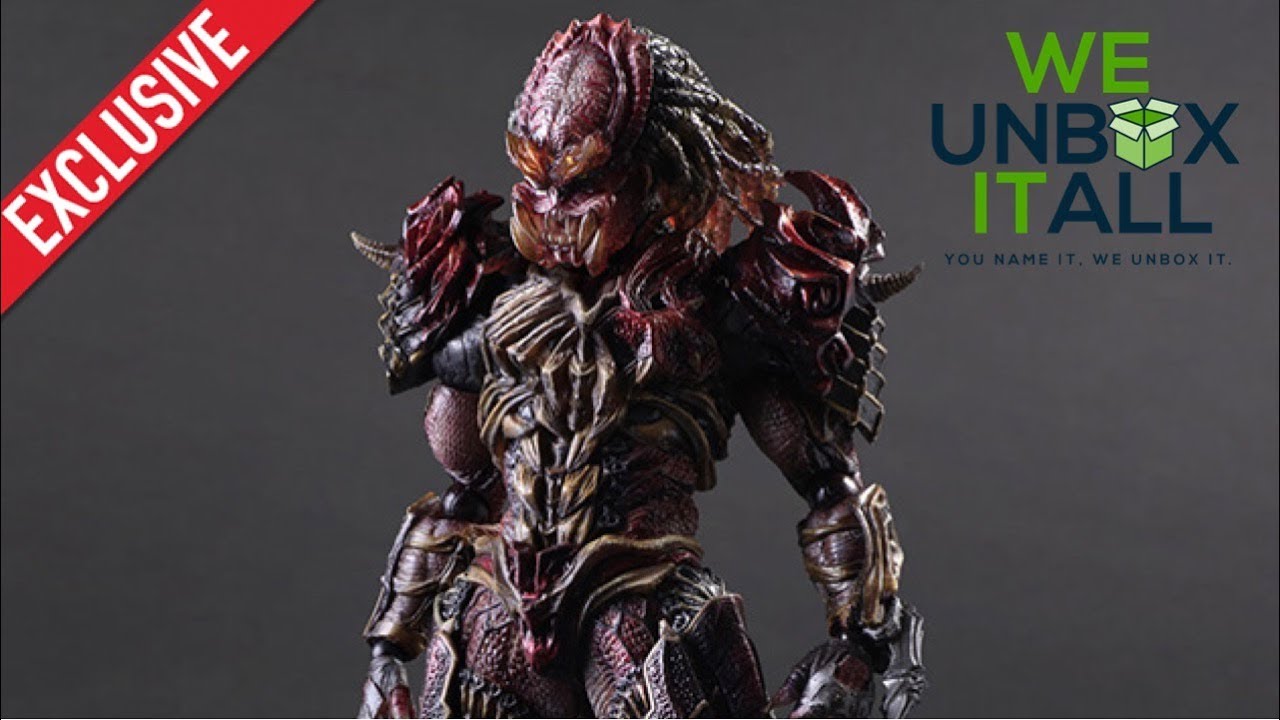 Play Arts Kai Predator Action Figure - Unboxing