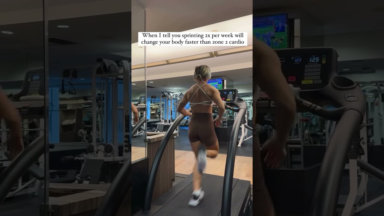 When I tell you sprinting 2x per week will change your body faster than zone 2 cardio