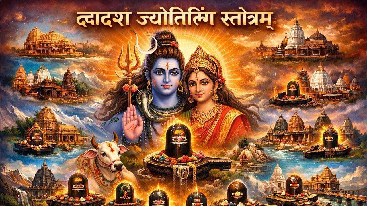द्वादश ज्योतिर्लिंग स्तोत्रम् | 12 Jyotirlinga Stotram | Powerful Shiv Stotra | Shiva Bhajan 2026