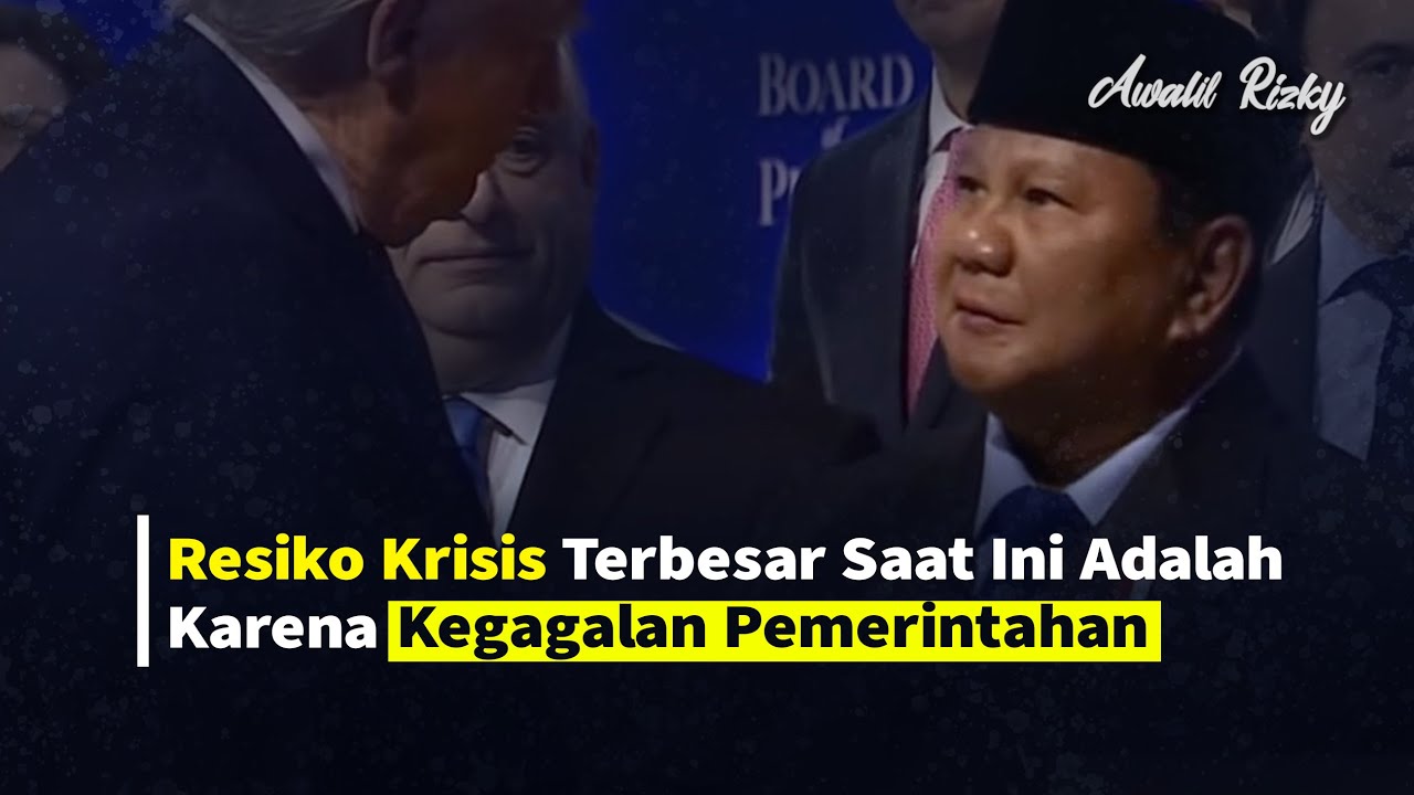Kita hanya butuh Presiden Prabowo sadar dengan kondisi