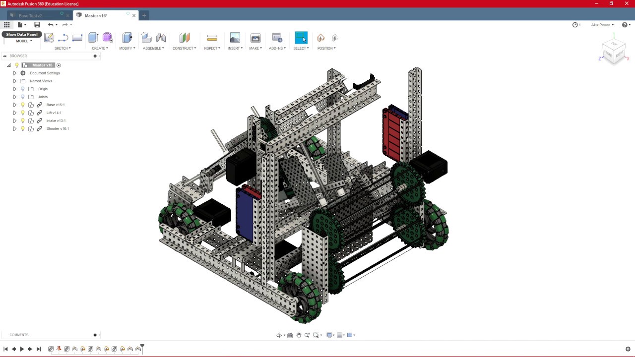 CAD Tutorial for VEX Robotics