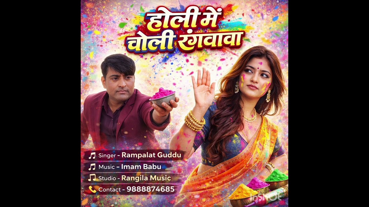 #ऑडियो गीत |होली में चोली रंगवावा |# रामपलट गुडडू | #Holi mein choli rangwawa # bhojpuri Holi geet 
