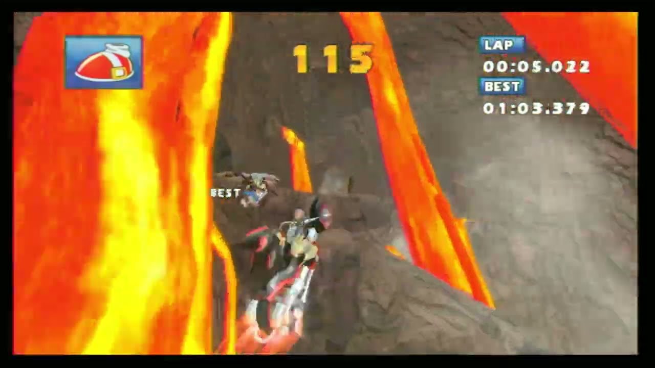 S&SASR (Wii): Lava Lair - 01:03.555 by Magaiver