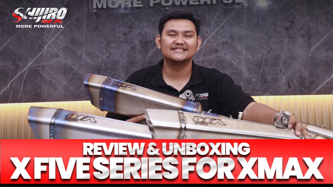 Review & Unboxing Shijiro X Five Series khusus Yamaha XMAX!