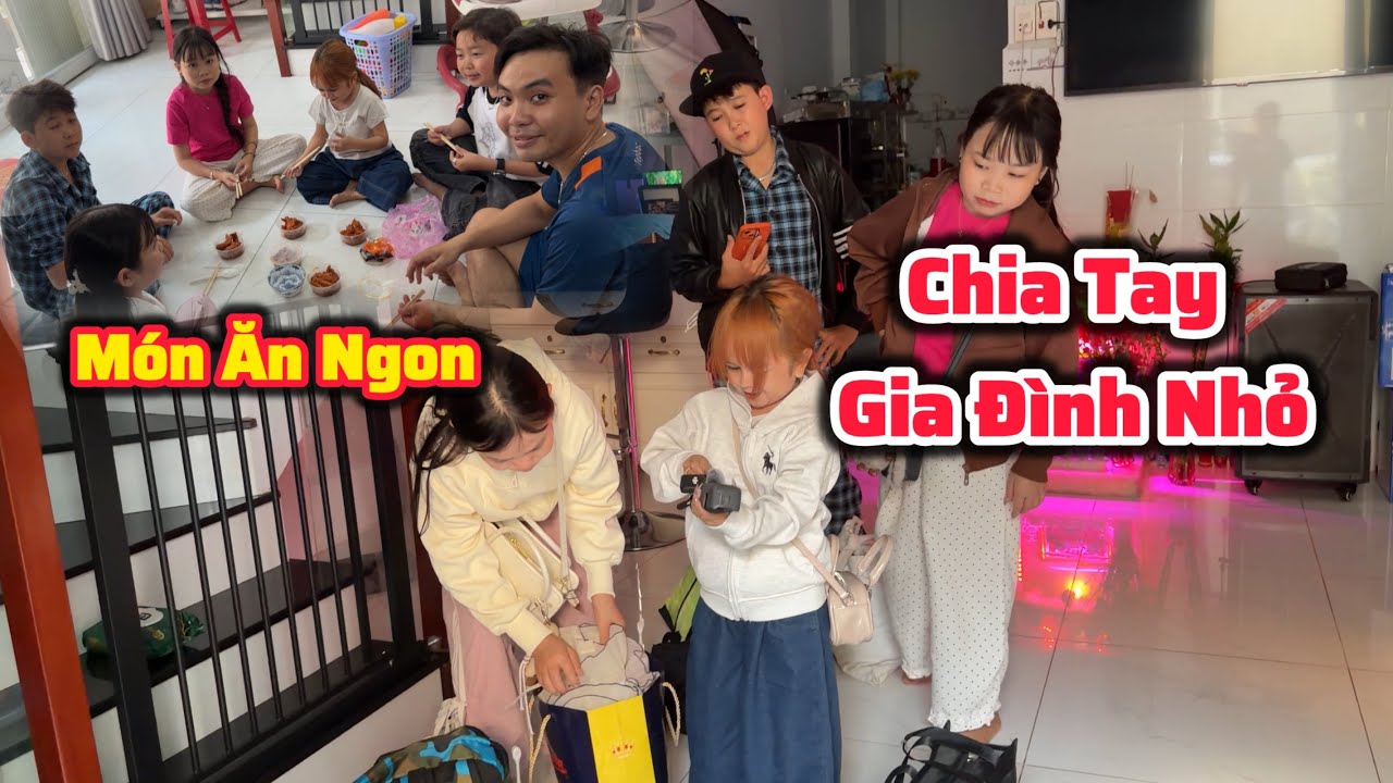 Nh&oacute;m T&iacute; Hon Nhộn Nhịp Thưởng Thức M&oacute;n Ăn Y&ecirc;u Th&iacute;ch - Chia Tay Gia Đ&igrave;nh Em G&aacute;i C&ocirc; Chủ Nhỏ