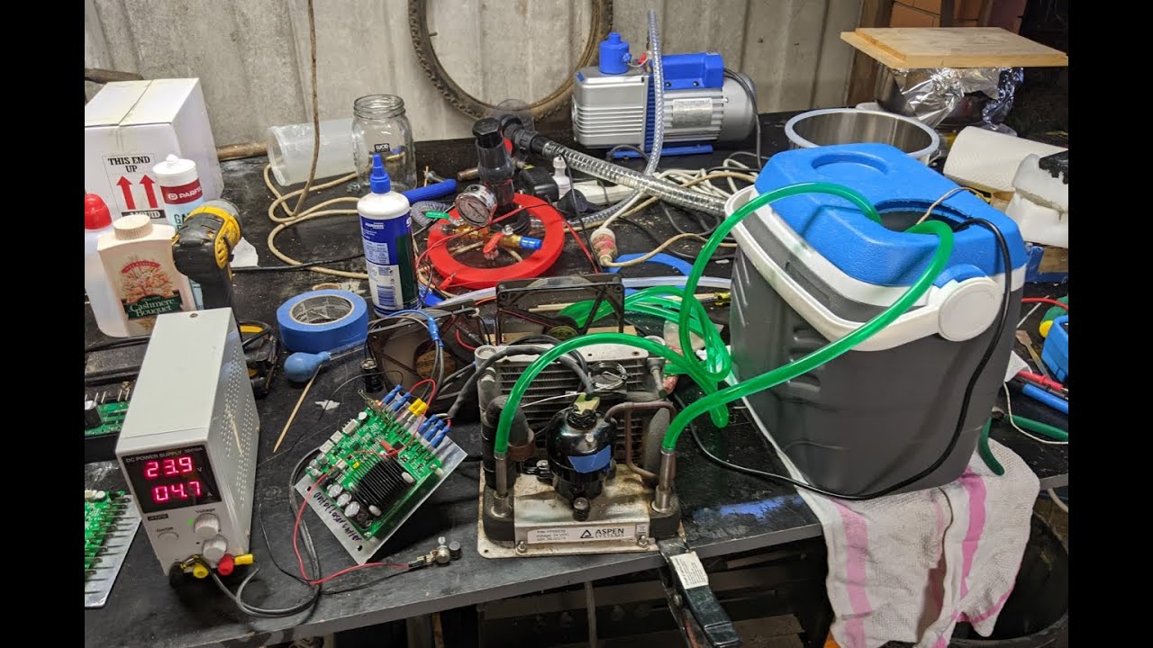 Cold trap chiller experiments