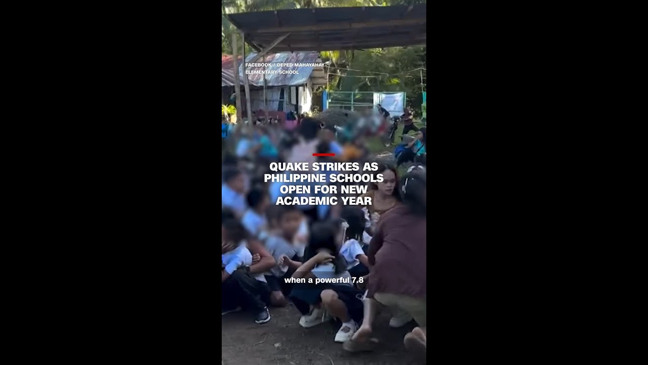 Quake strikes as Philippine schools open for new academic year
