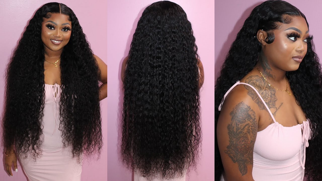 Summer Ready* Fluffy 36 Inch Water Wave Wig Install  | Perfect Vacation Hair  | Asteria Hair